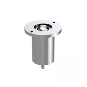 Solid ball caster - ball units with suspension